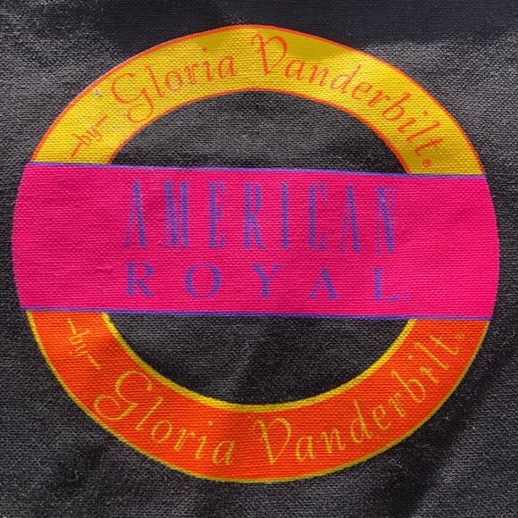 Vintage Gloria Vanderbilt Canvas Bag - American Royal by Gloria Vanderbilt - Picture 2 of 8